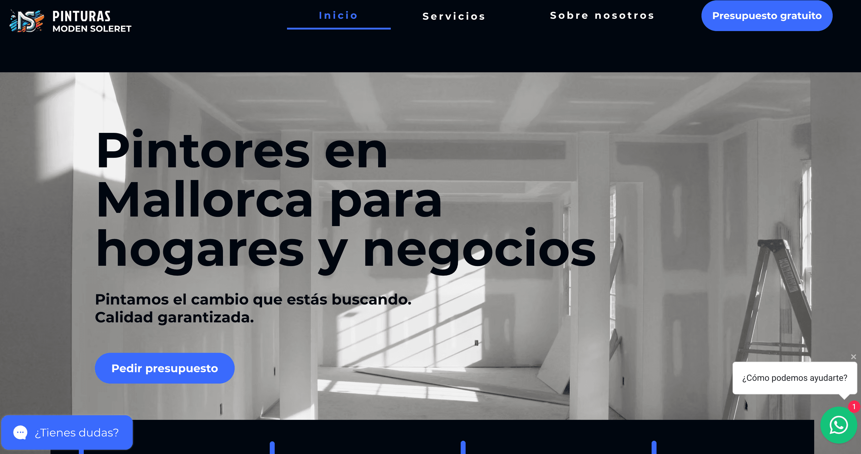 Captura de la web de Moden Soleret Pintors